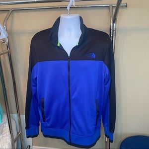 North Face Jacket Royal and Black Large